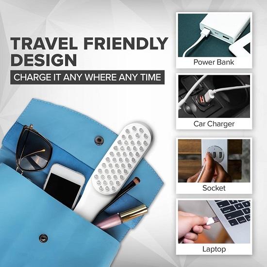 LED Scalp Massage Therapy Comb  Red Blue Light Therapy for Hair Regrowth, Hair Fall Reduction, and Improved Scalp Health