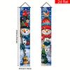 Merry Christmas Couplet Banner Snowman 1 Pair Polyester Indoor Outdoor Decor