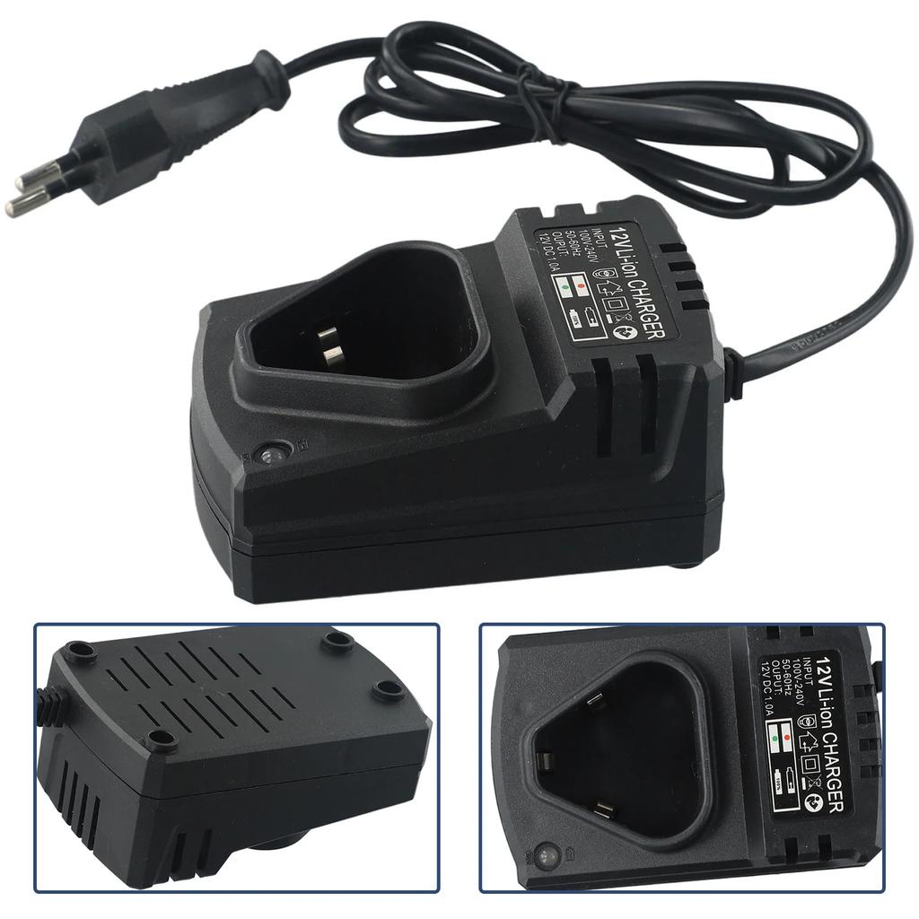 1 Pc 12V DC US/EU Li-ion Battery Charger Rechargeable Support 110-240V For Electrical Drill Screwdriver Power Tools Accessories
