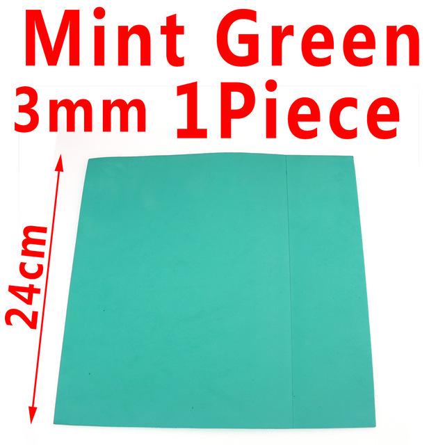 1ks 3mm vázací pěnová plachta na mušky Chartreuse zelená oranžová plovoucí násypka na suchou mušku popper vázací materiál na mušky 24X24cm