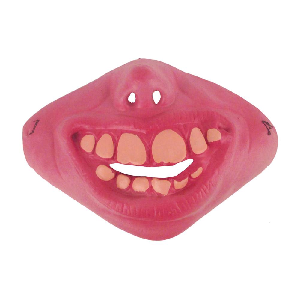 Half-Face Clown Mask - Funny Latex Party Costume Mask Unique Eye-Catching Design Perfect Photo Prop Half-Face Clown Mask