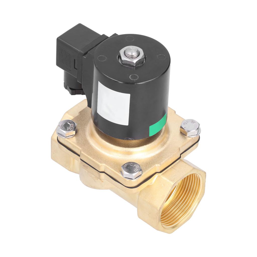 Electric Solenoid Valve Diaphragm Type Straight Pull for Water Air Gas G1‑1 2in 2W41‑40GBNDC12V