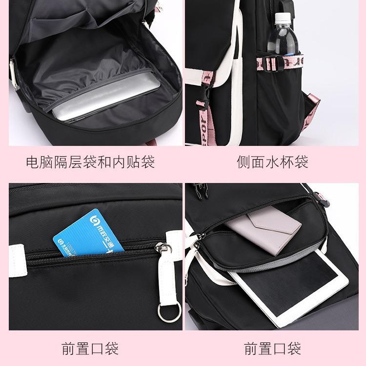 Zaino Casual da Uomo e Donna Aphmau Zaino Scolastico per Studenti Tendenza Zaino per Computer Carica USB
