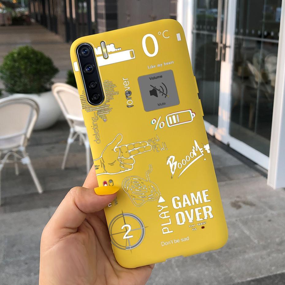 For OPPO A91 Case Oppo F15 CPH2001 CPH2021 Lovely Printing Jelly Silicone Soft Phone Back Cover Cases For Oppo Reno3 CPH2043