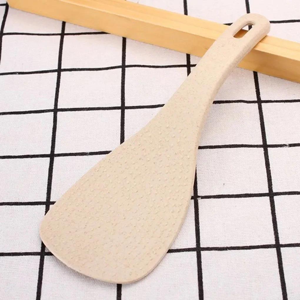 Kitchen Utensil, Kitchen Accessories, Non - Stick Rice Spoon, Rice Cooker Shovel, Wheat Straw Material Rice Scoper