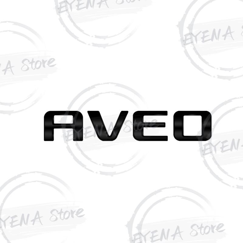 For Chevrolet Aveo Lettering Metal Badge Stickers Car Rear Trunk Emblem Decoration Car Styling