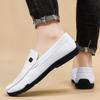 Fashion Fashion Leather Men Casual Shoes Slip on Italian Formal Loafers Luxury Brand Comfortable Men Moccasins Soft Male Driving Shoes