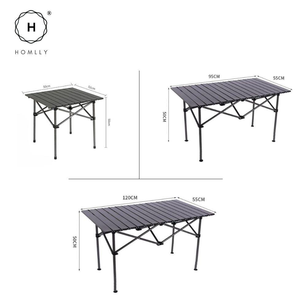 HOMLLY Joqii Foldable Outdoor Camping Table Chair
