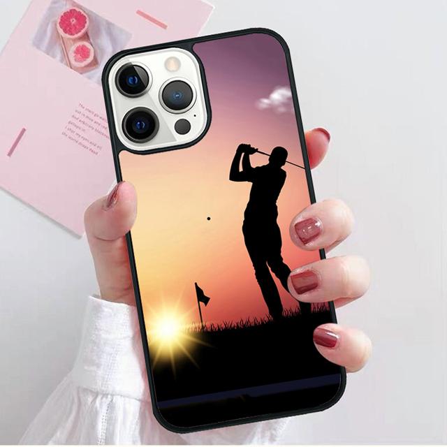 GOLF GOLFER GOLFING SUNSET Phone Case Cover For IPhone 18 17 Air 16 15 14 Plus 11 Pro Max 13 Pro Max 12 Max Coque