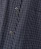 ANOTHER OFFICE Bold Garment Gingham Check Shirt (Smoky Indigo)
