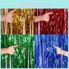 Exquisite 1x3 Meter Shimmering Rain Curtain Backdrop For Festive Party Decorations