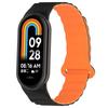 Magnetic Loop Silicone Strap For Xiao Mi Band 9 8 Sports Bracelet Double Color Wristband for Xiao Mi Band 10 Correa Accessorie
