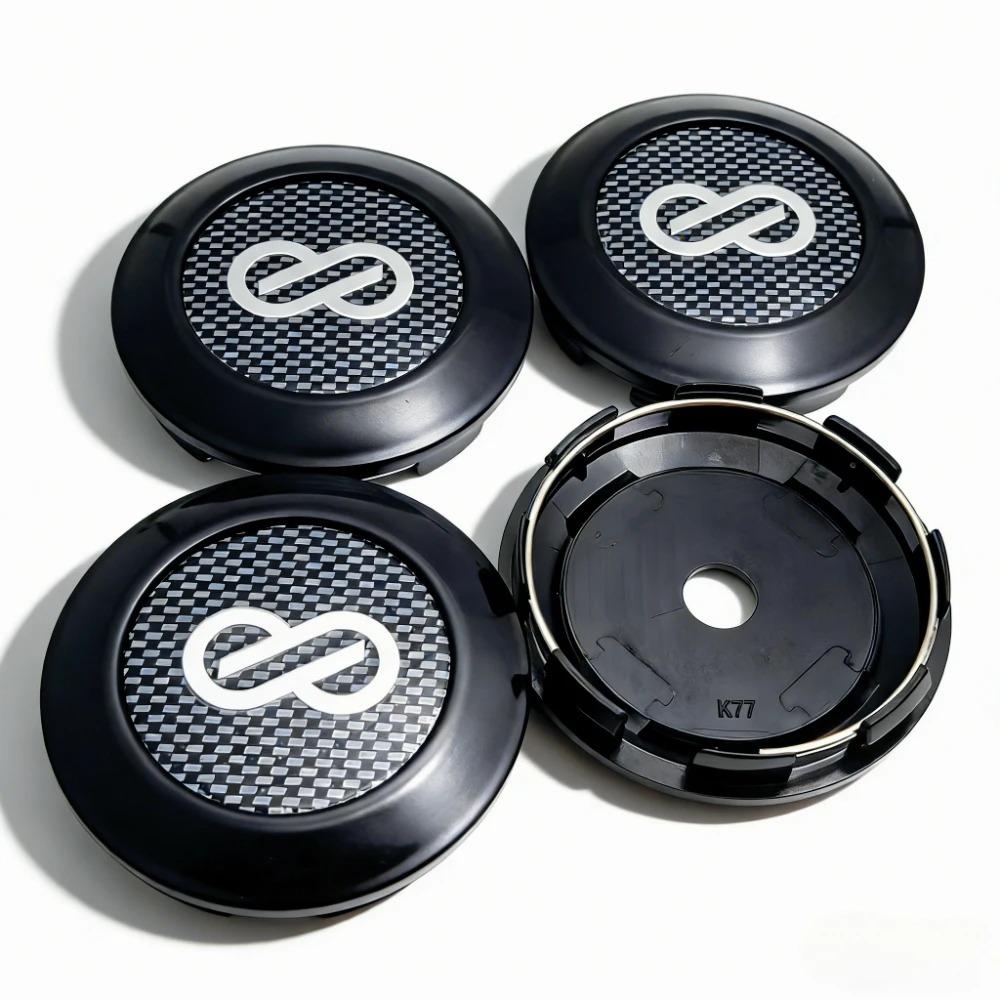 

4pcs 77MM Clips 72MM ENKEI Logo Badge Emblem Car Wheel Center Caps Wheels Hub Cap Rim Hubcaps Dust Cover Replace Car Accessories ENKEI Badge&4pcs K77 Wheel Caps