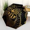 1pc FC Barcelona Automatic Open/close Folding Portable Umbrella with 8-Rib Structure for Women/Men, All-Season Use  A0901114
