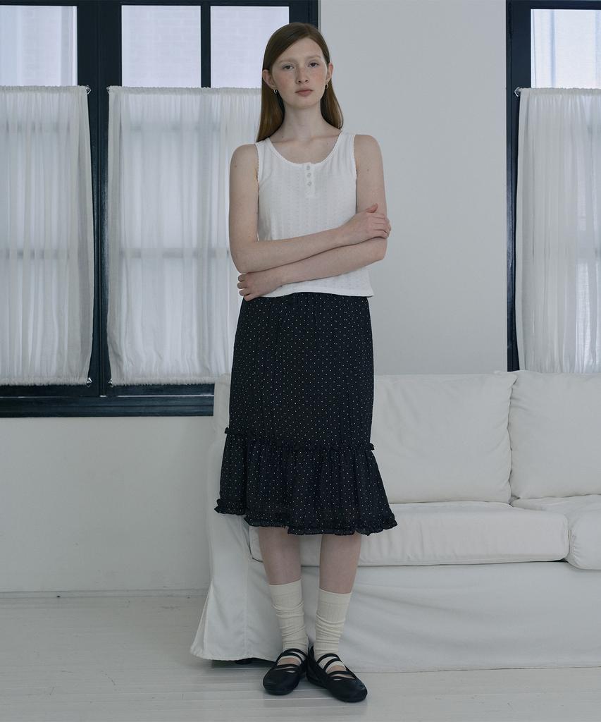 Jucy Judy Dot Frill Tiered Skirt J1Sk322E