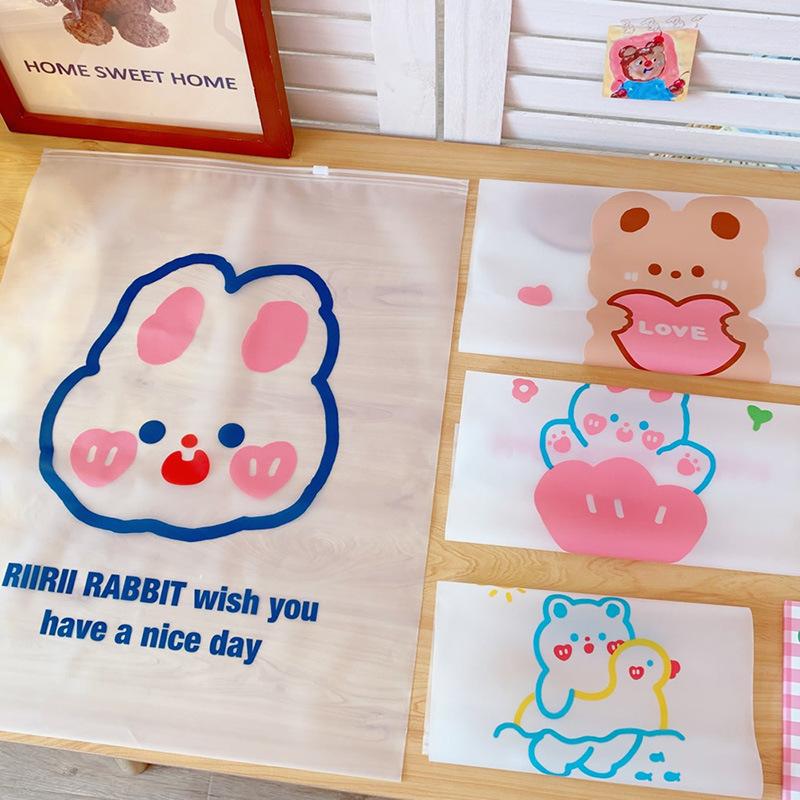 2 Stück Aufbewahrungstasche für Kleidung mit Cartoon-Bären-Motiv