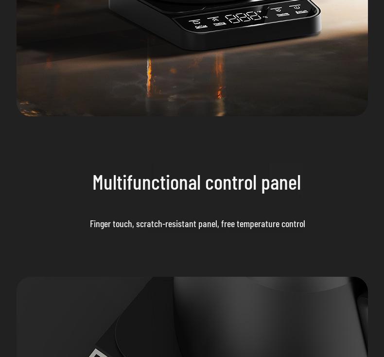 Smart Gooseneck Electric Pour-over Coffee Kettle with Temperature Control