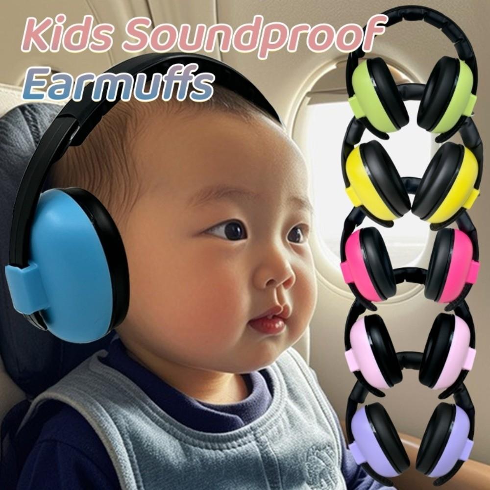 Adjustable Baby Earmuffs Soft Padding Children Anti-noise Headphones  Kids Sleeping