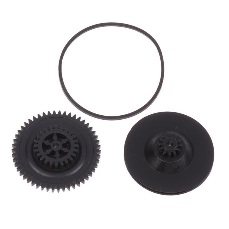 High Performances Gear Belt Kit Plastic Cassette Deck Gear Loader Driver Belt For Sound Video Equipment Repair Part