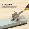 Stainless Steel Fixed Angle Honing Guide With Brass Roller For Woodworking Chisel Planer Blade Flat Chisel Edge Sharpening Tools