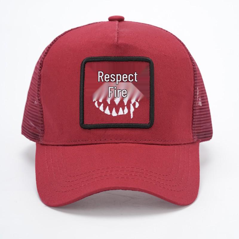 Spring & Summer Trendy Breathable Dad Hat - Funny Expression Mesh Baseball Cap, Hip-Hop Style.