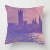 Oil Painting Throw Decorative Pillow Case Landscape Painting Polyester Printing Cushion Cover Sofa Bedroom Chair Home Decor