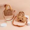 Cartoon Plush Dolphin Shoulder Bag Children's Cute Crossbody Bags for Girl Handbag Kids Crossbody Bag Coin Purse Cpin Pouch