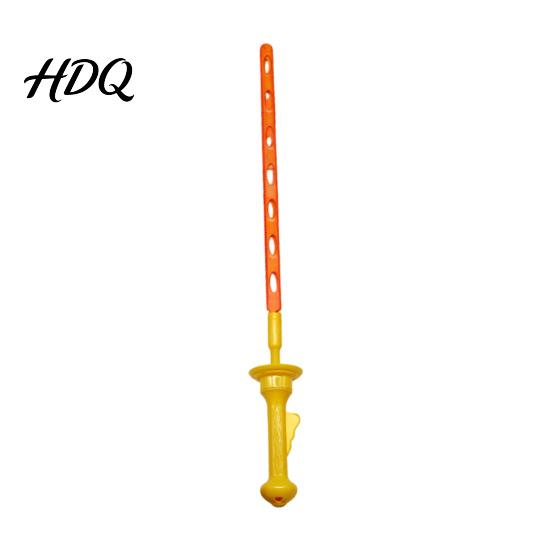Riesiger Seifenblasenstab Stab Schaumstoffmacher für Kinder Verwandlungsdreieck Outdoor-Spielzeug Strand Hinterhofparty Sommerspiel Geschenk 1pc orange