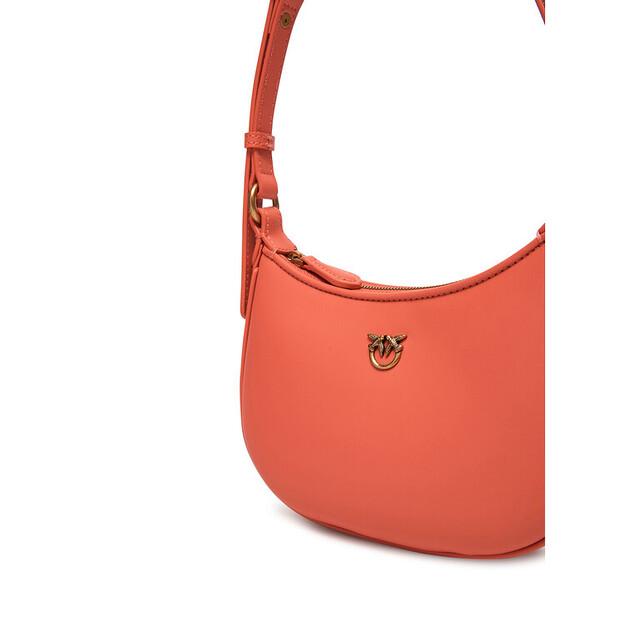 Сумка PINKO Half Moon Baby PE 25 PLTT 103538 A0F1 Koralowy