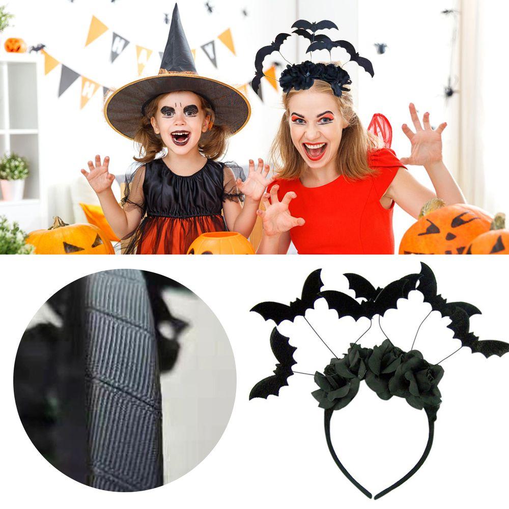 Kids Adult Masquerade Hair Accessories Festival Cosplay Decoration Halloween Headband Bat Headband