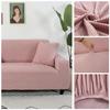 Solid Color Sofa Cover Elastic Sofa Covers For Living Room Thicken Corner Couch Cover Home Slipcovers