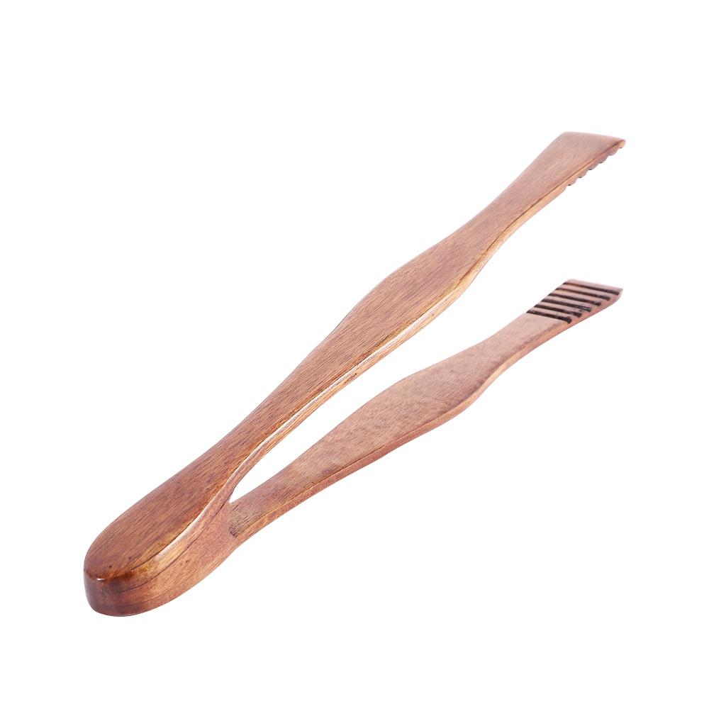 Wooden Cake Bread BBQ Snack Cooking Utensils Food Clip Kitchen Tools Toaster Tongs