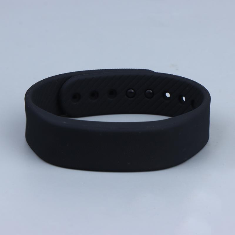 Led Digital Alarm Clock Watch Adjustable Snooze-Proof Alarm Bracelet With Running Pedometer Waterproof Vibrating Alarm чёрный