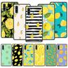 Mediterranean Lemon Soft Phone Case For Huawei P30 Lite P50 Pro P20 P40 Lite E P Smart Z 2021 Y6 Y7 Y9 2019 Y6p Y9s Y7a Cover