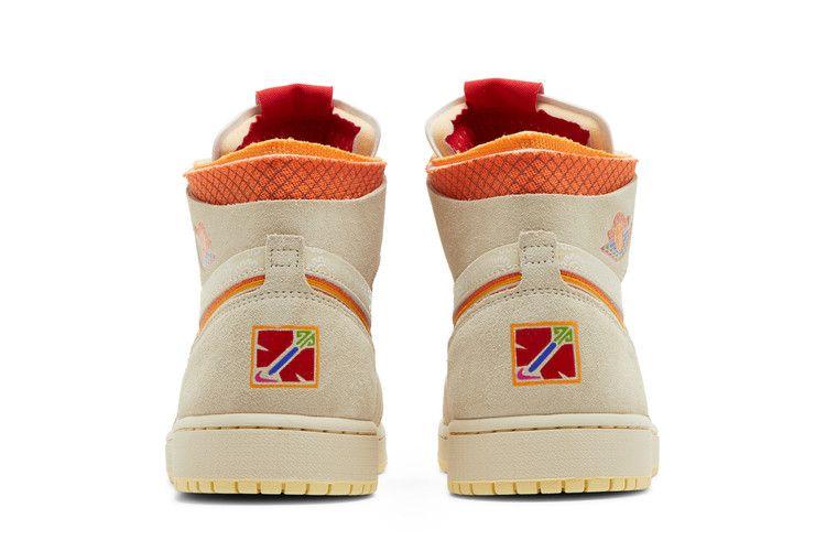 Men's Sneakers Nike Jordan 1 High Zoom Air CMFT Somos Familia Rattan/Kumquat-Lemon Wash-Starfish