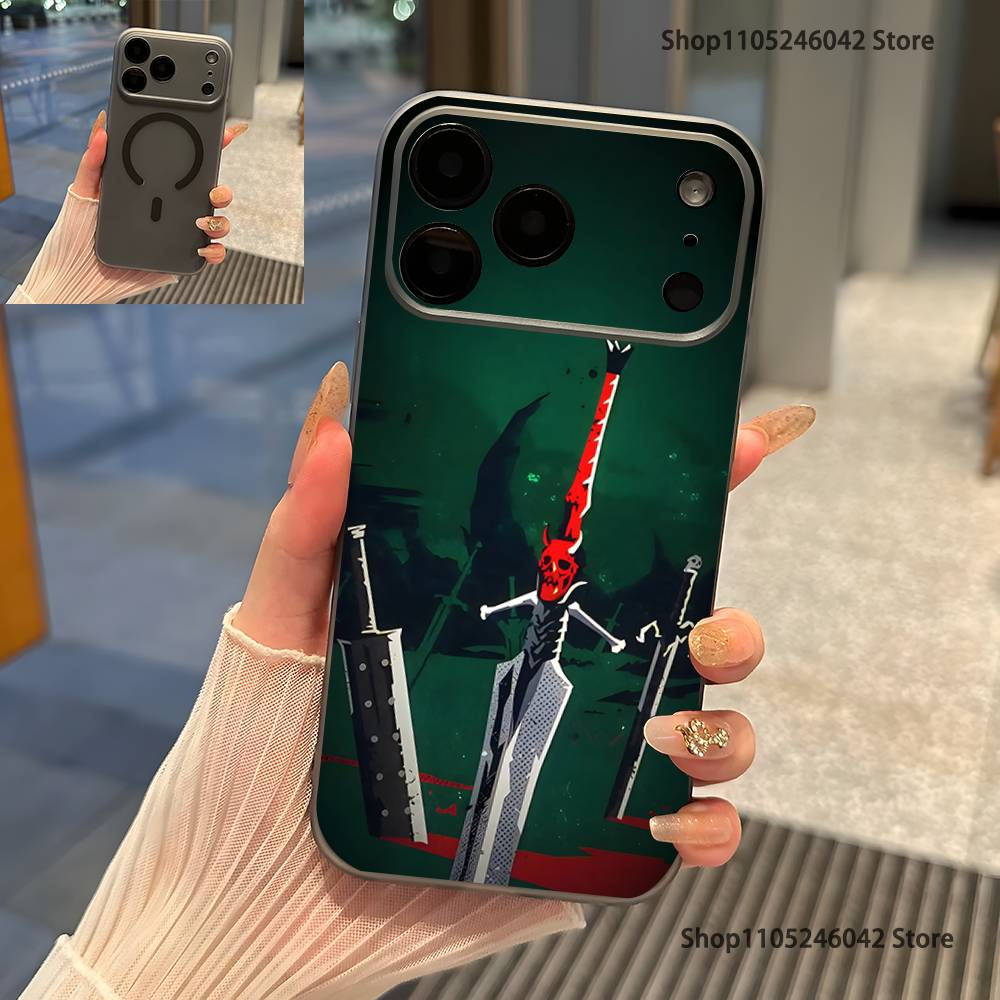 

Dante D-Devil M-May C-Cry 2025 For iPhone 17,16,15,14,13,12,Pro,Max,Plus Transparent gray Phone Case Magnetic Wireless Charging iPhone15pro