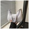 2025 new solid color popular texture underarm bag versatile fashion messenger bag French niche shoulder handbag