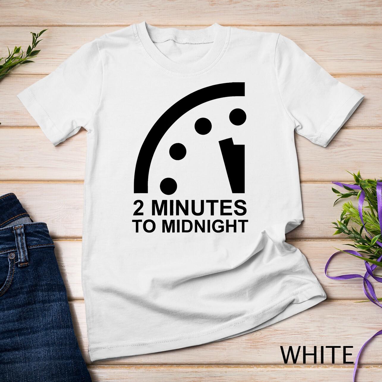 Doomsday Clock Unisex T-Shirt Mens Womens Tees Top 2XL