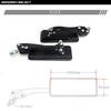 Aluminum Motorcycle Mirror [MAXIMASELECT] Black Mirror Custom Mirror Positive Screw 0.4 Inch (10 Mm)