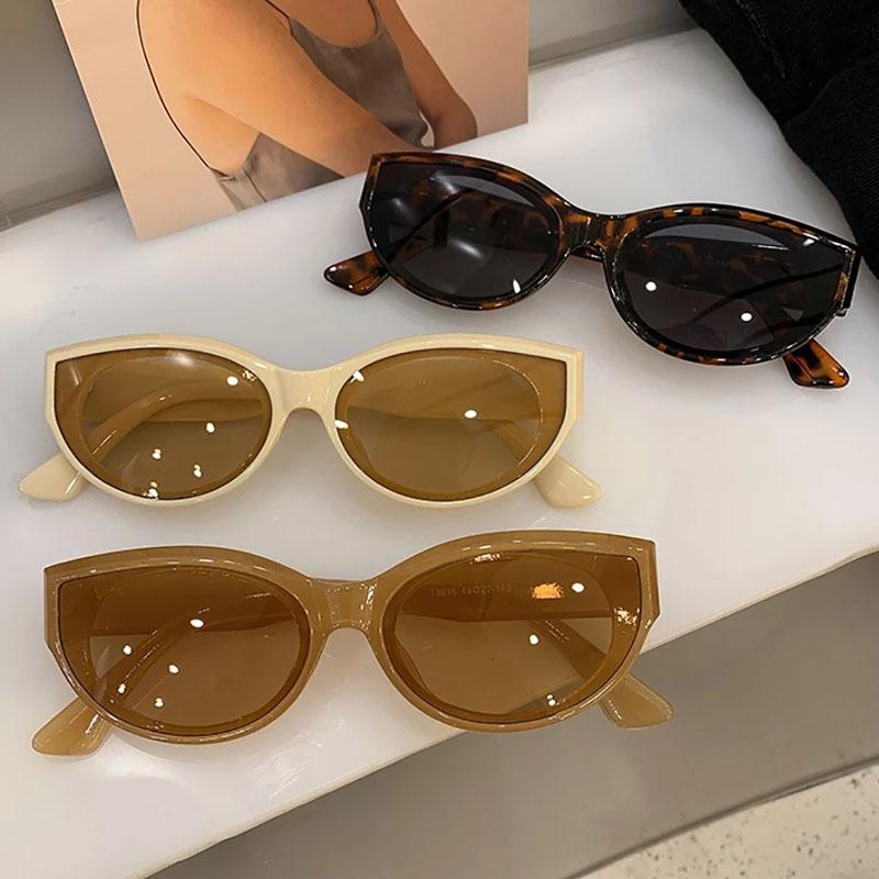 

Vintage Oval Frame Sunglasses for Women UV400 Sun Shades Glasses Summer Fashion Retro Outdoor Travel Sun Glasses Sweet Style