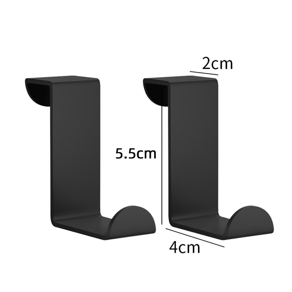 

2PCS Stainless Steel Z-Shaped Hooks, No-Drill Door & Cabinet Hooks for Double-Sided Hanging of Coats & Hats