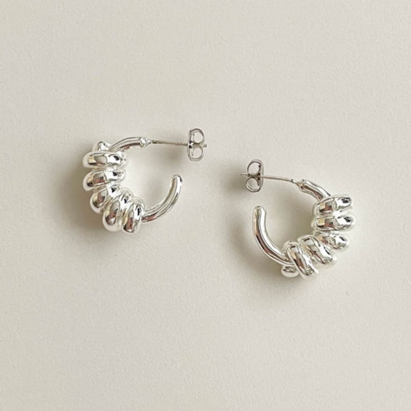 ELYONA #100 Silver Hoop Earrings