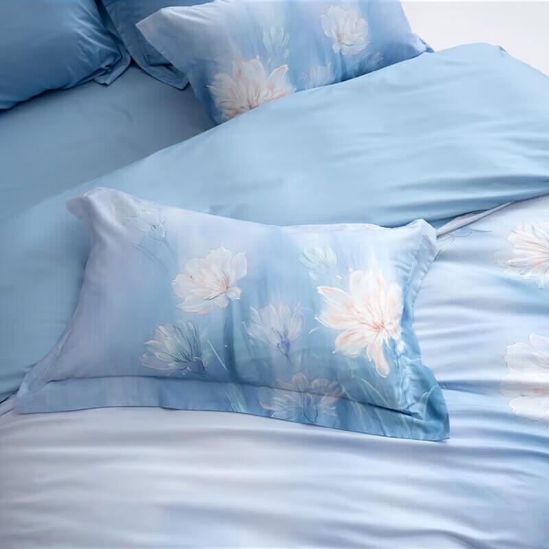 Mercury Home Textiles Floral Dream Antibacterial Cotton 4-Piece Bedding Set