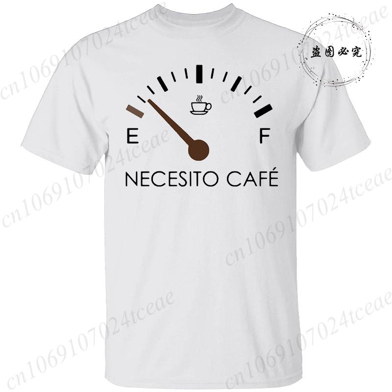 New Men's T-shirt Classic Short Sleeved Shirt COFFEE ECG EKG Summer Top Casual T-shirt CAFFEINE MEME Casual Women Tee Shirt Tops