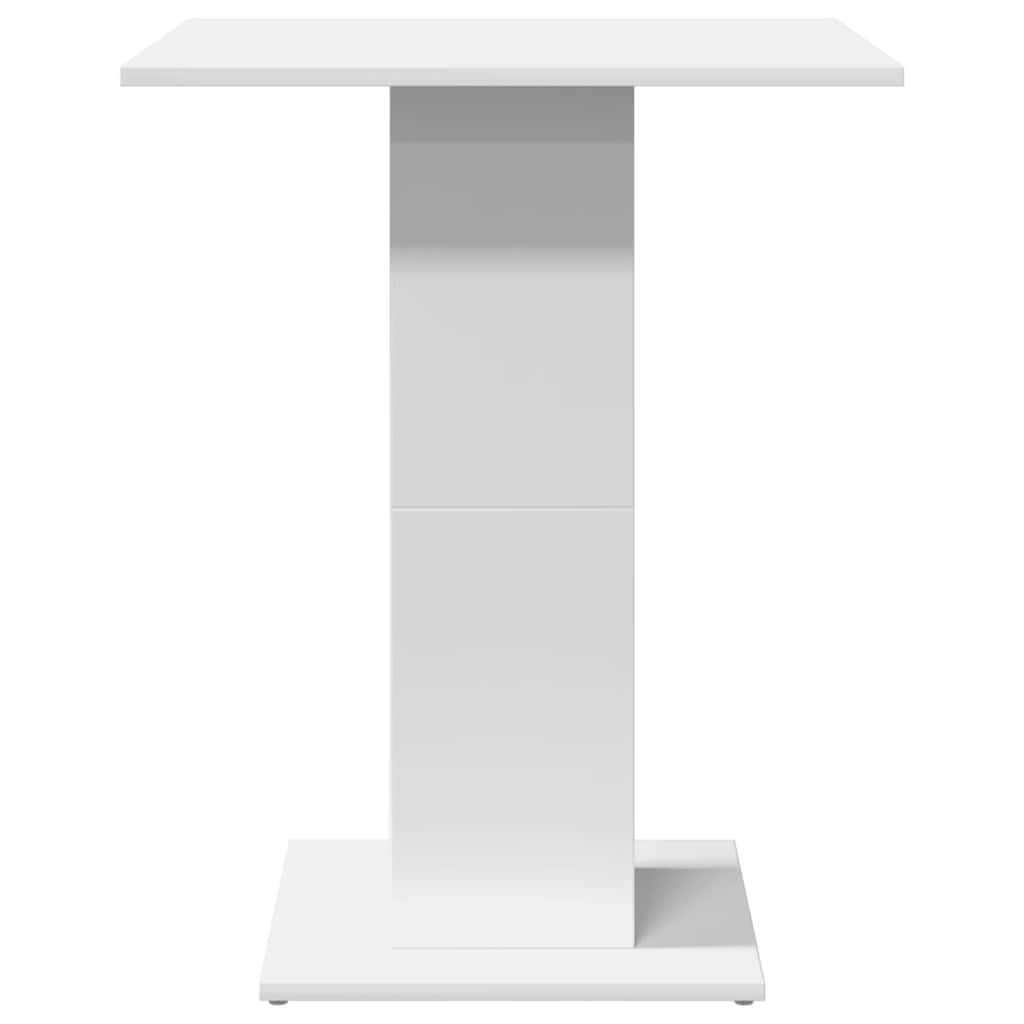 vidaXL Bistrotisch Weiß 60x60x75 cm Holzwerkstoff