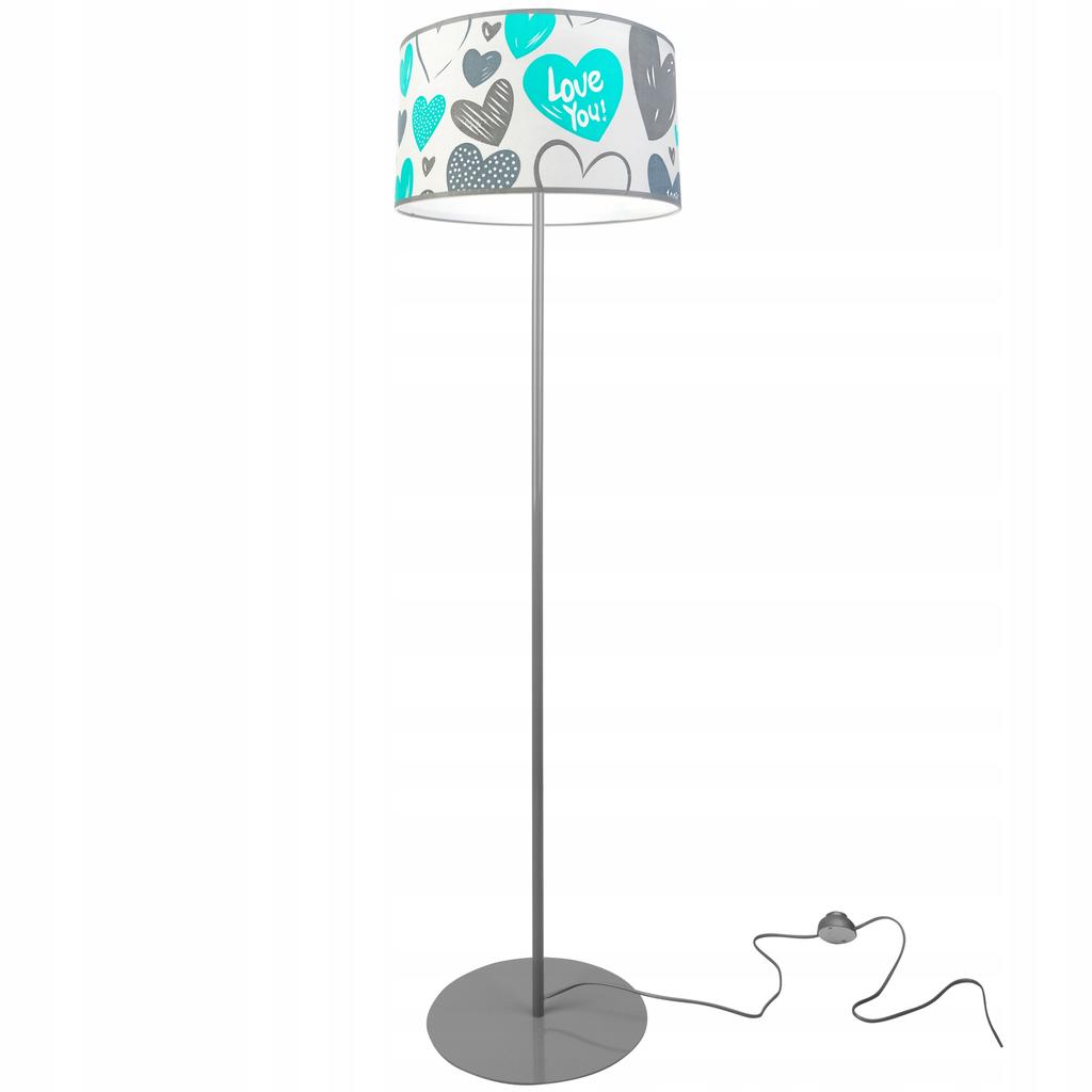 Kinder-Hochbett-Stehleuchte, Lampenschirm, Muster, LED