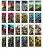 Colorful Retro Flower & Bird PVC Static Cling Removable Window Film