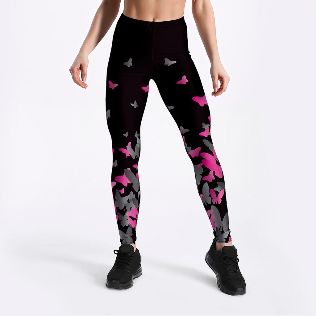 Donne Butterfly Printing Vita Alta Stretch Strethcy Fitness Leggings Yoga  Pant acquista in modo economico — spedizione gratuita, recensioni reali con  foto — Joom