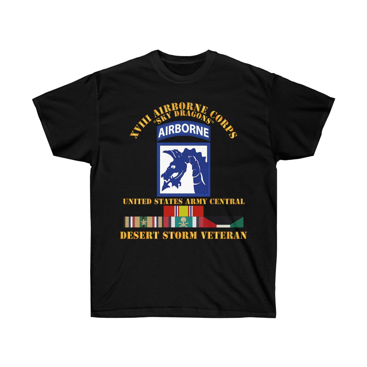 Classic Unisex Ultra Cotton Tee XVIII Airborne Corps US Army Central S