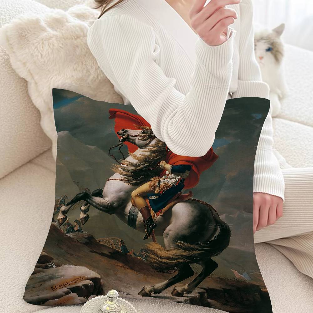 Napoleon Bonaparte Art Pillow Gifts Home Office Furnishings Bedroom Sofa Car Cushion Cover Case 45x45cm